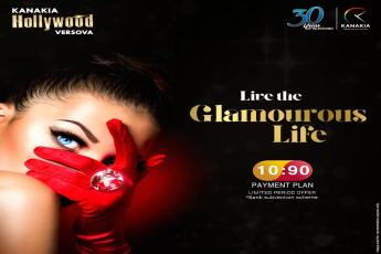 Book 2-bed home with 10:90 payment plan at Kanakia Hollywood in Mumbai